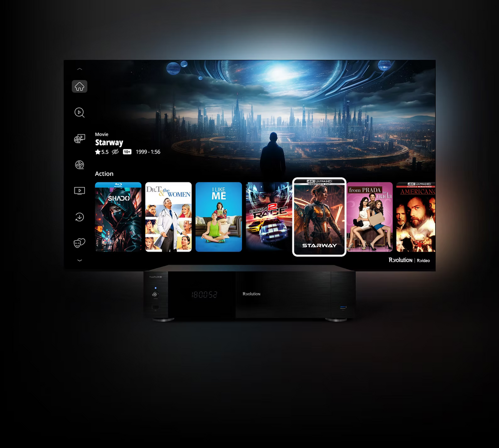 R_volution PlayerPro 8K TV