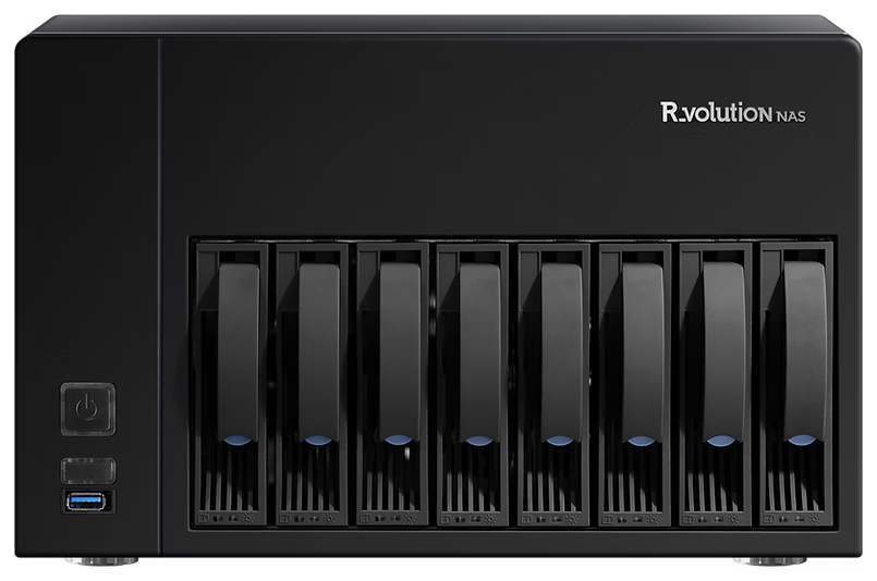R_volution NAS and media player home theater equipment lineup

